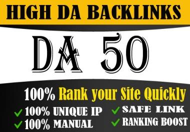 Grand Offer 100 Permanent Da 50+High Quality PBN Dofollow Backlink