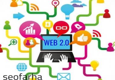 I will create manually 30 high authority web 2 0 backlinks