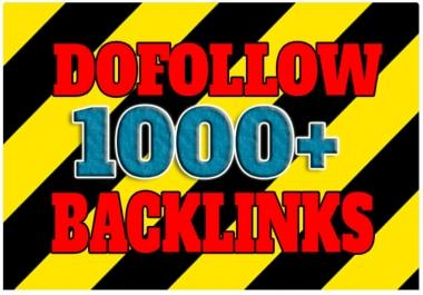 I will Give You 1000 Do Follow Backlinks High Quality Work