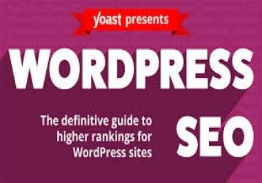 I will do SEO on wordpress website optimization for your website ranking