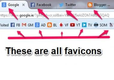I will design a modern favicon for you