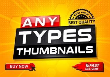 I will design a viral youtube thumbnail