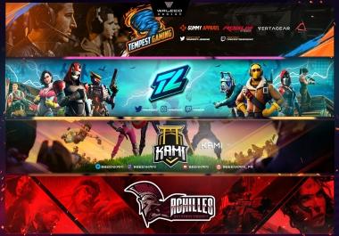 I will do an excellent twitch banner