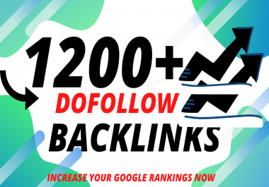 i will built 1200+ dofollow profiles,  contextual backlinks to increase your rankings