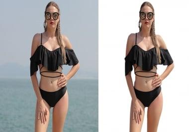 I will do 30 Images removal background and touchup