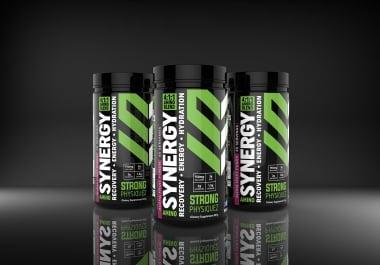 I will Create 3d Supplement bottle Mockup for Amazon