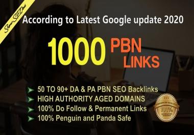 Get Extream 1000 PBN Backlink in your website hompage with HIGH DA/PA/TF/CF with unique website