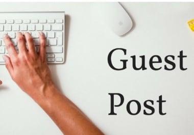 i can do 5 guest posting for google ranking