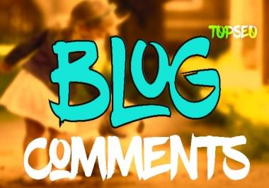 Manual 100 Niche relevant Google blog comments backlinks