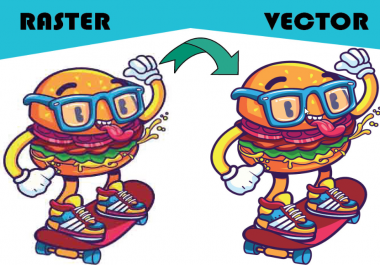 Manually Vector Trace Logos,  Images,  JPG to Vector