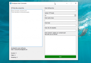 Wordpress Auto Comments Bot - Create Unlimited Backlinks