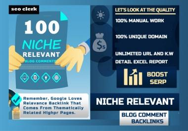 i will provide nechi revelant backlinks blog comments