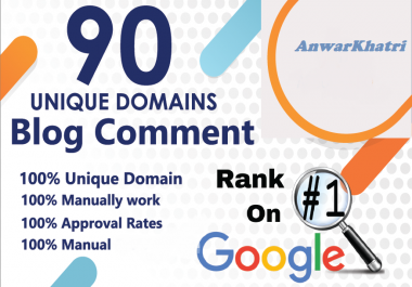 i will do 90 unique domain blog comments