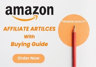 write an outstanding amazon affiliate article and buying guide