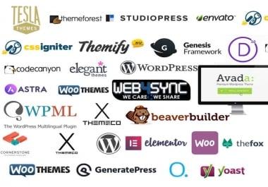 I will give/setup any WordPress Theme or Plugin to you/Your Website
