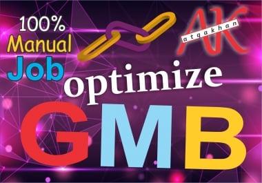 I will optimize your gmb listings 1st page on google for local seo