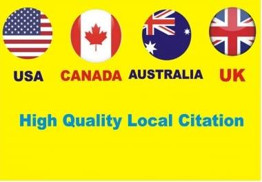 I will do top 200 local SEO citation from yext and moz list