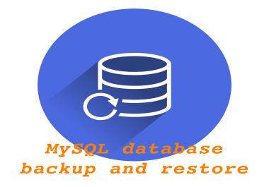 I will do mysql backup and restore