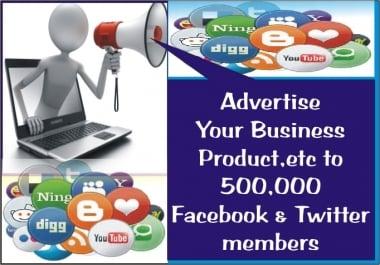 I WILL ADVERTISE FOR YOU ON POPULAR SOCIAL MEDIA PLATFORMS
