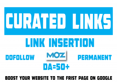 I will do Curated links or Link Insertion Backlinks