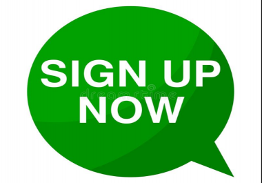 Promote you 10 real signups or registration with e-mail confirmation different IPS