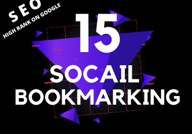 I will create 15 social bookmarking from top quality sites + 15 EDU blog comments backlinks free