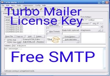 Get BULK EMAIL SENDER + LICENSE KEY+ FREE SMTP to Send 500 Emails Daily