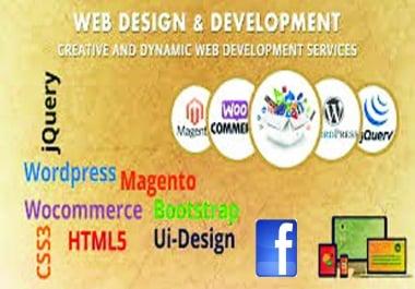 Responsive web design and Development