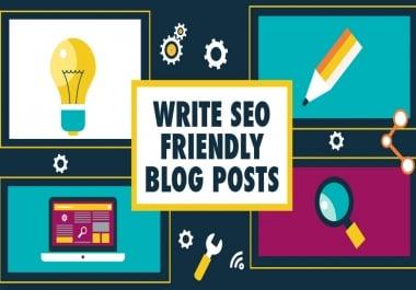 I will write SEO friendly content for higher rankings in google