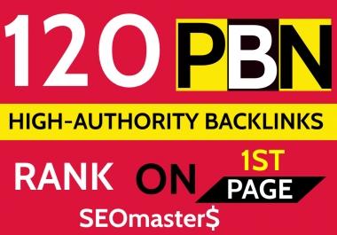 120 Permanent PBN DR 52 High Authority Homepage Backlinks - 2021 Highly Recommended