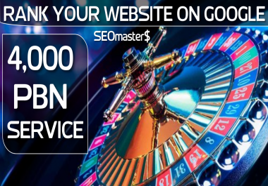 RANK your website on google 4,000 Permanent PBN homepage links 31 days drip-feed