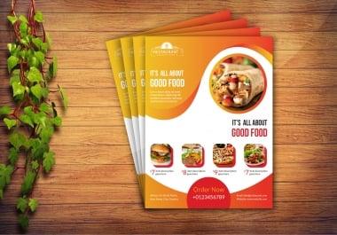 I will do creative flyer,  brochure,  trifold design