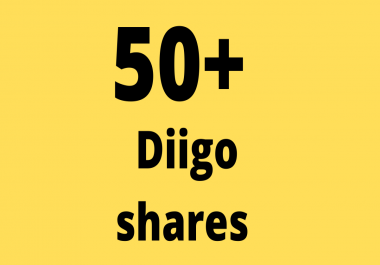 Create 50 diigo share & bookmark backlinks for uour website