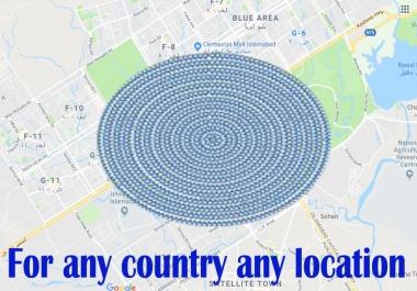 Create 1500 google point map citation for any local seo