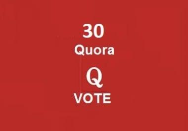 30+ High-Quality Quora Upvotes on Answer