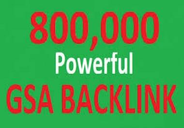 i Build 800,000 Gsa Ser backlink To improve Google Ranking