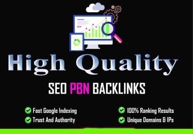 I will build 300 premium pbn SEO backlinks,  for your website