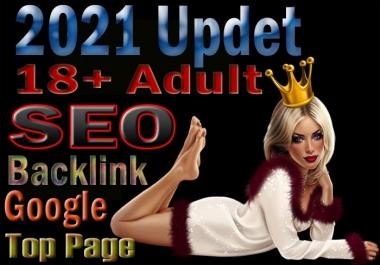 I will Do 500+ Adult contextually SEO Backlink for your porn niche website