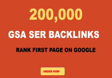 Special offer 2, 00,000 quality Verified GSA Backlinks for ranking your Website on Google Page