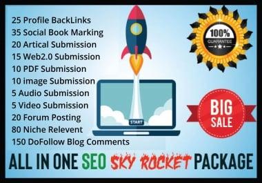 I Will Do White hat SEO Offpage Backlink Package Service