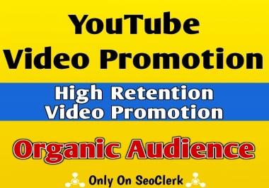 YouTube Video Promotion Via Organic Social Audience