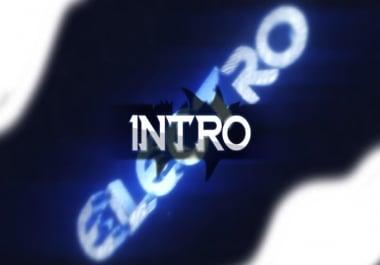 I will create an intro for youtube or twitch