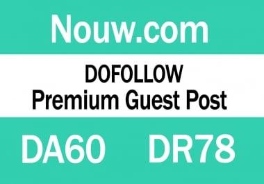 Publish Guest Post on popular website Nouw. com