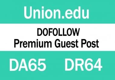 Guest Post on Union College - DA65 DR64