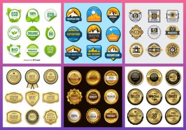 I will design luxury stamp,  seal,  badge,  Circle and round logo