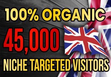 I will drive real UK targeted web traffic 20K VISITORS