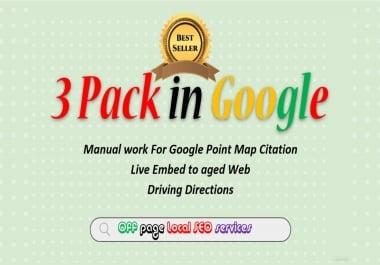 I will create google map citation,  skyrocket gmb in 3 pack SEO