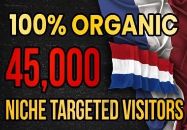 I will drive real Netherlands targeted web traffic 20K VISITORS