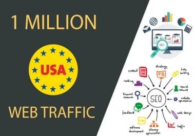 1,000,000 Worldwide 30 Days Keyword Targeted Low Bounce Rate Traffic