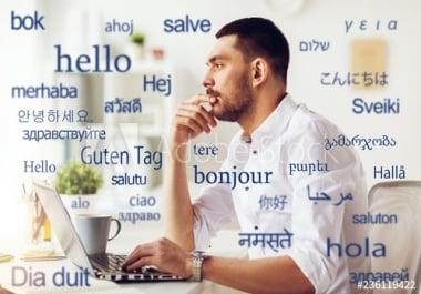 I will do any language translation and more